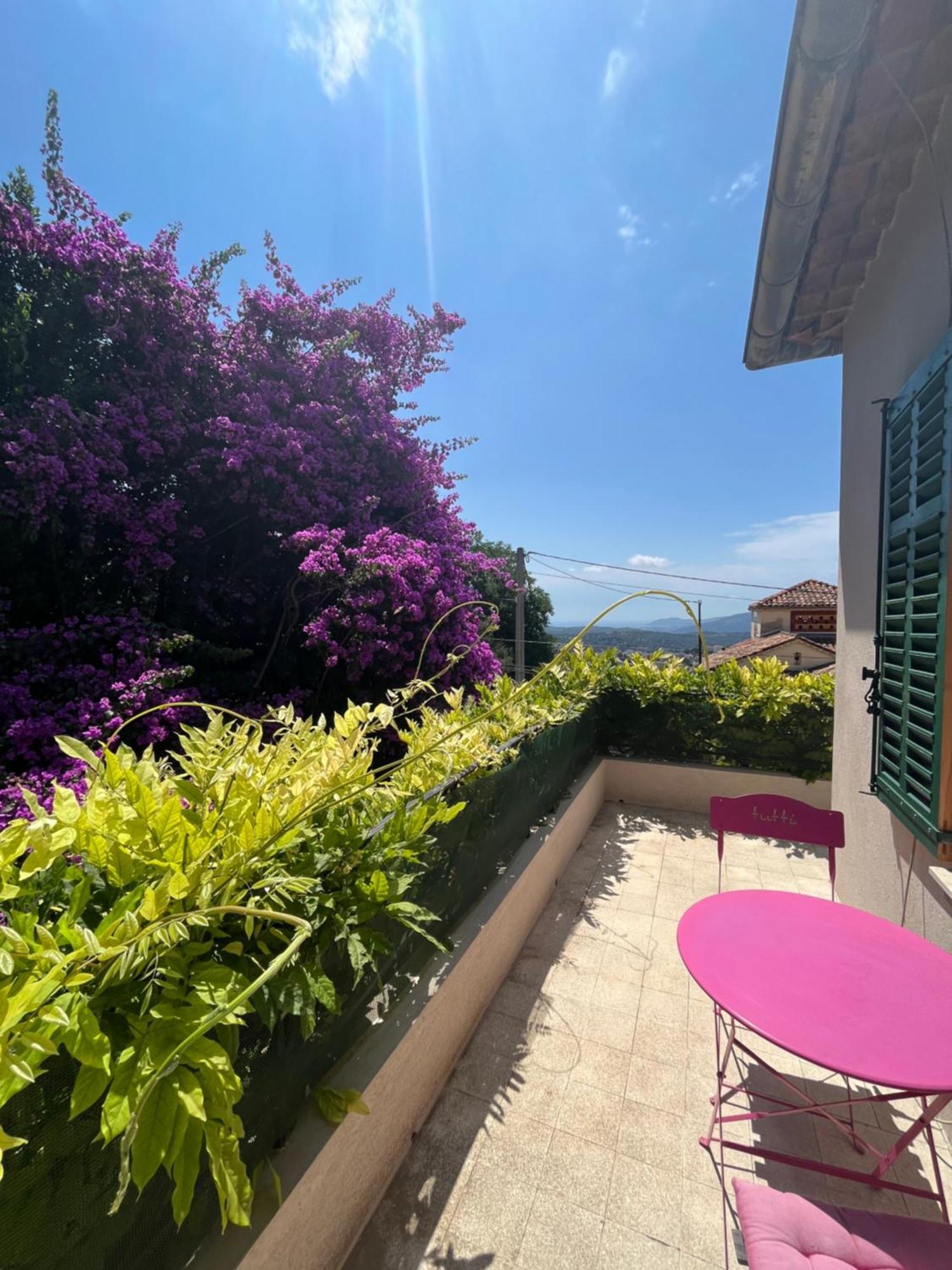 Villa 2 Chambres Renovee Juillet 2023 - Vue Mer - Parking Prive Grasse Eksteriør bilde
